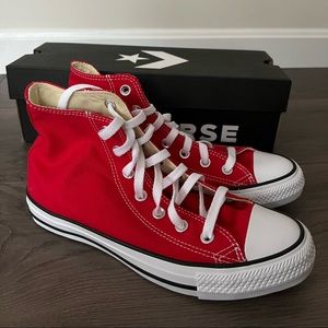 Red Converse Sneakers - NEW